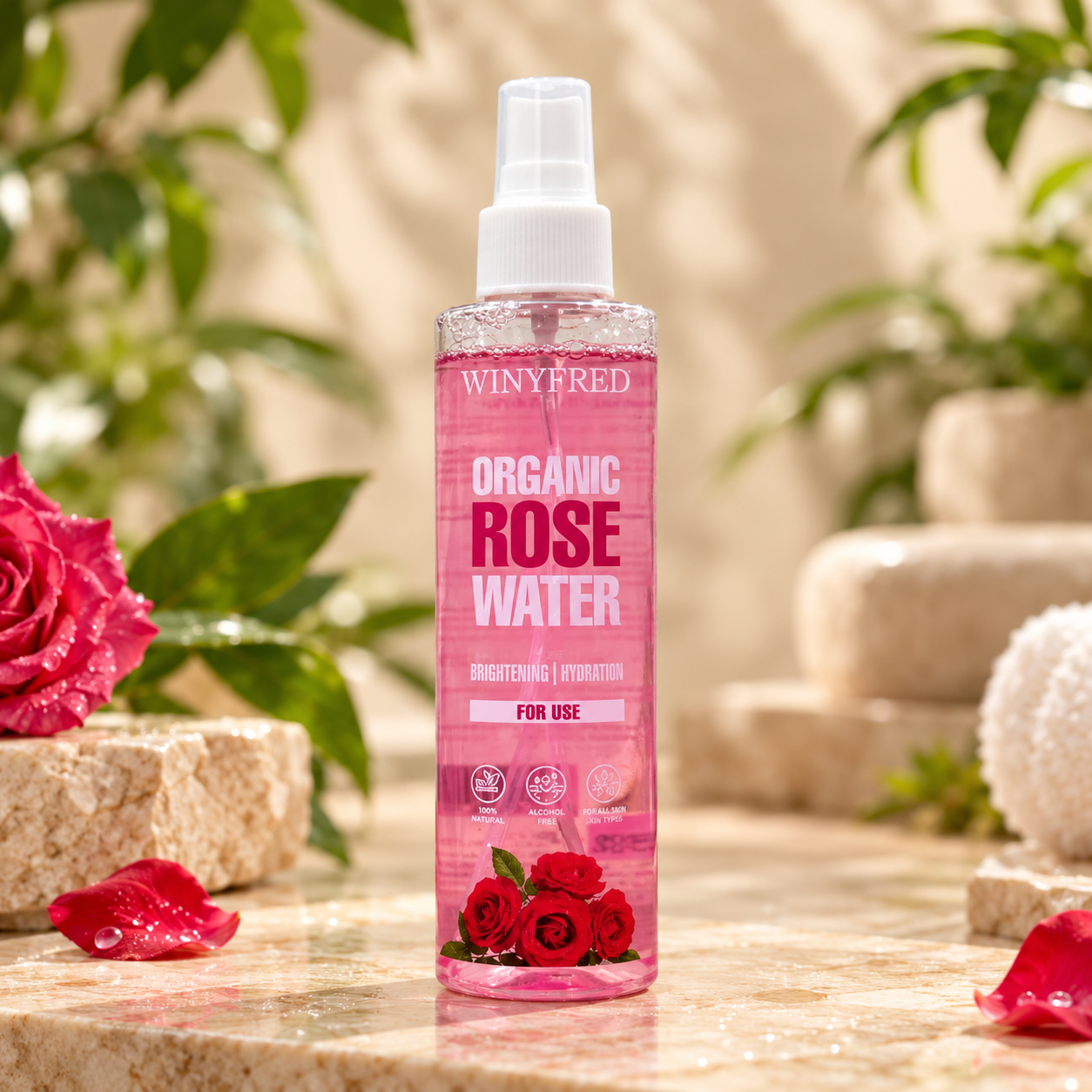WINYFRED Organic Rose Water Face Mist