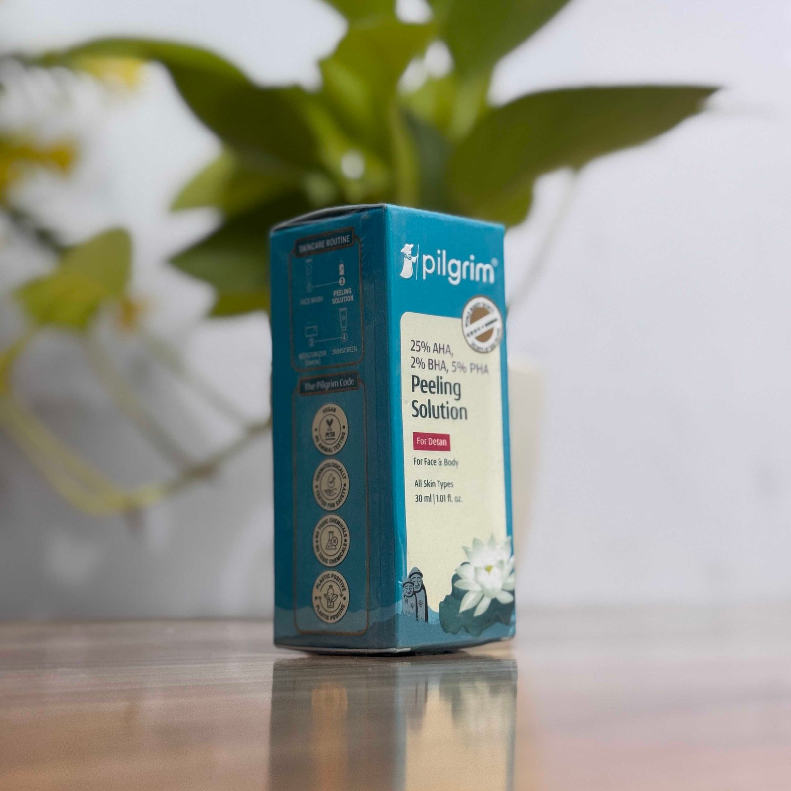 Pilgrim 25% AHA + 2% BHA + 5% PHA Peeling Solution – 30 ml