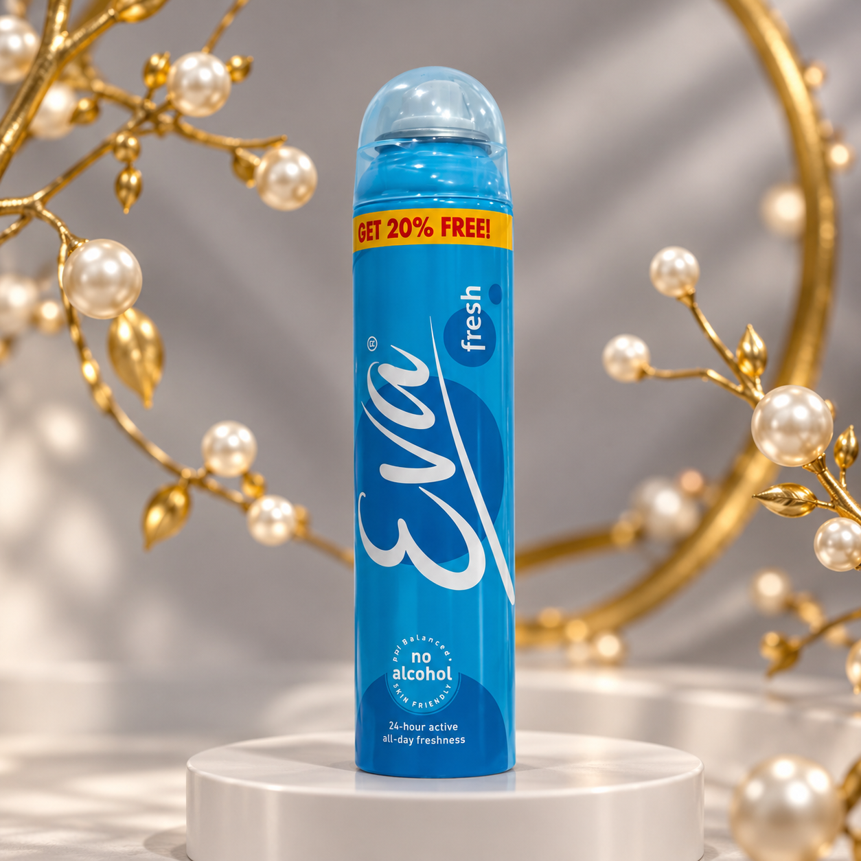 Eva Deodorant Spray, Fresh, 150 ml, (Female)