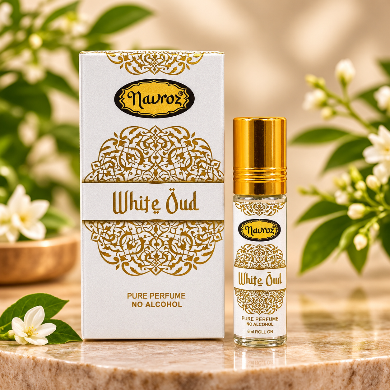 Navroz Oud Pure Perfume No Alcohol Roll On – 8 ml