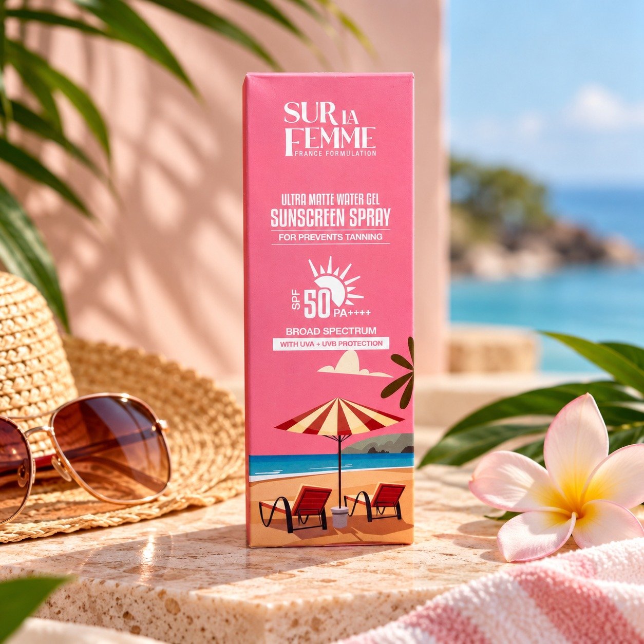 SUR LA FEMME Cool Burst UV Sunscreen Spray SPF 50 PA++++