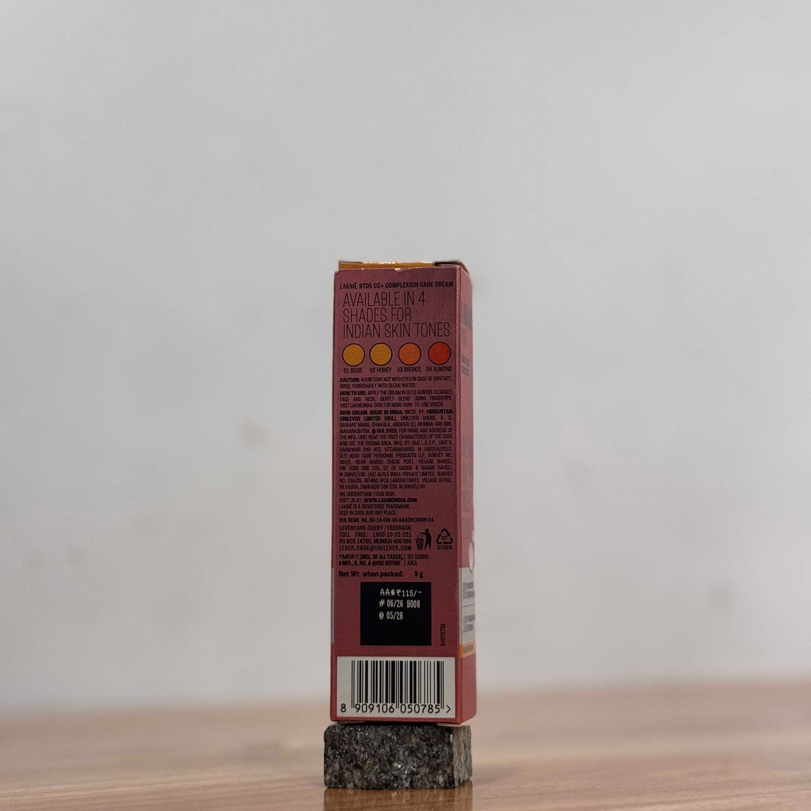 Lakmé 9 to 5 CC Cream Mini – 01 Beige, 9 g