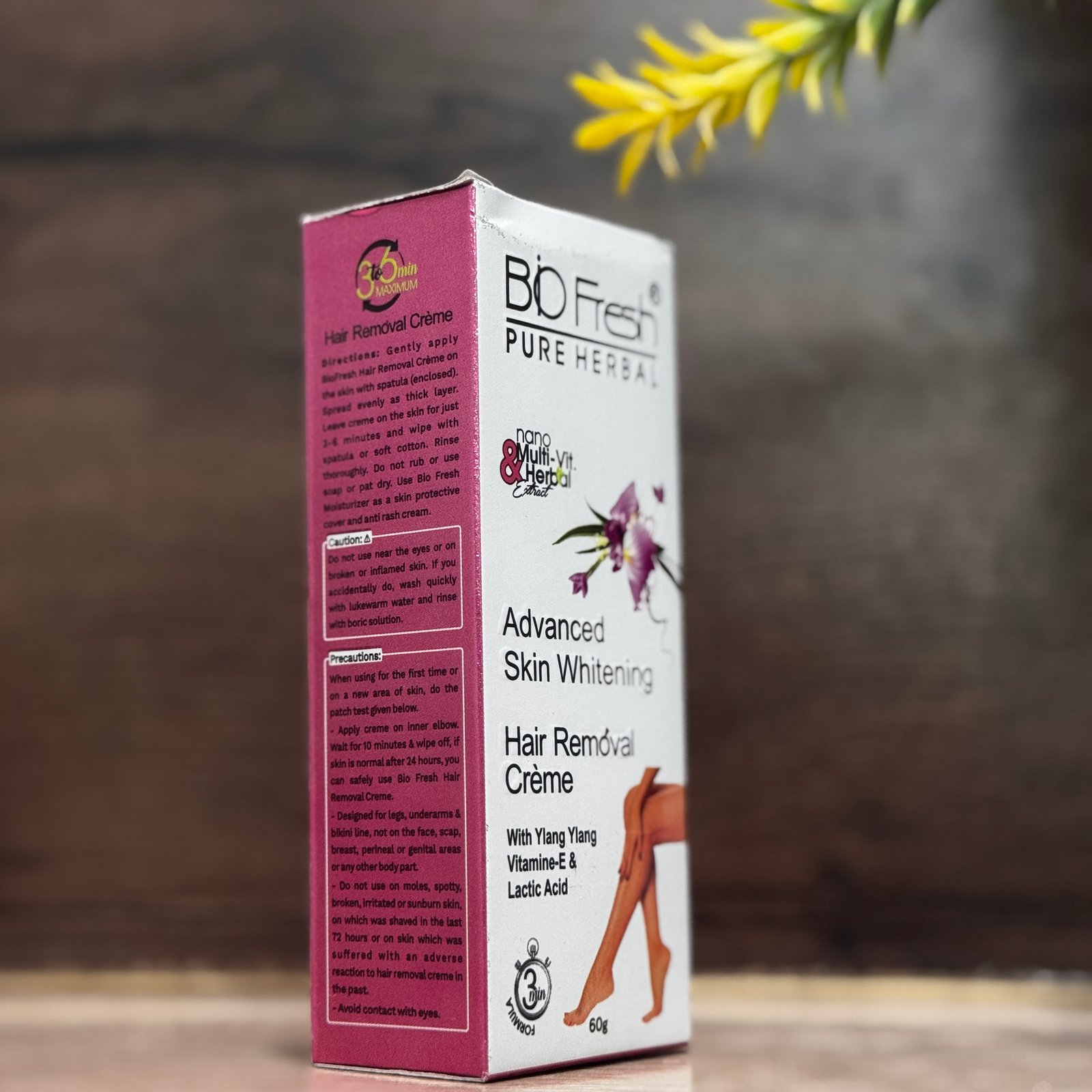 BIOFRESH Herbals Hair Removal Cream for Women – 60 g, Pack of 3 combo