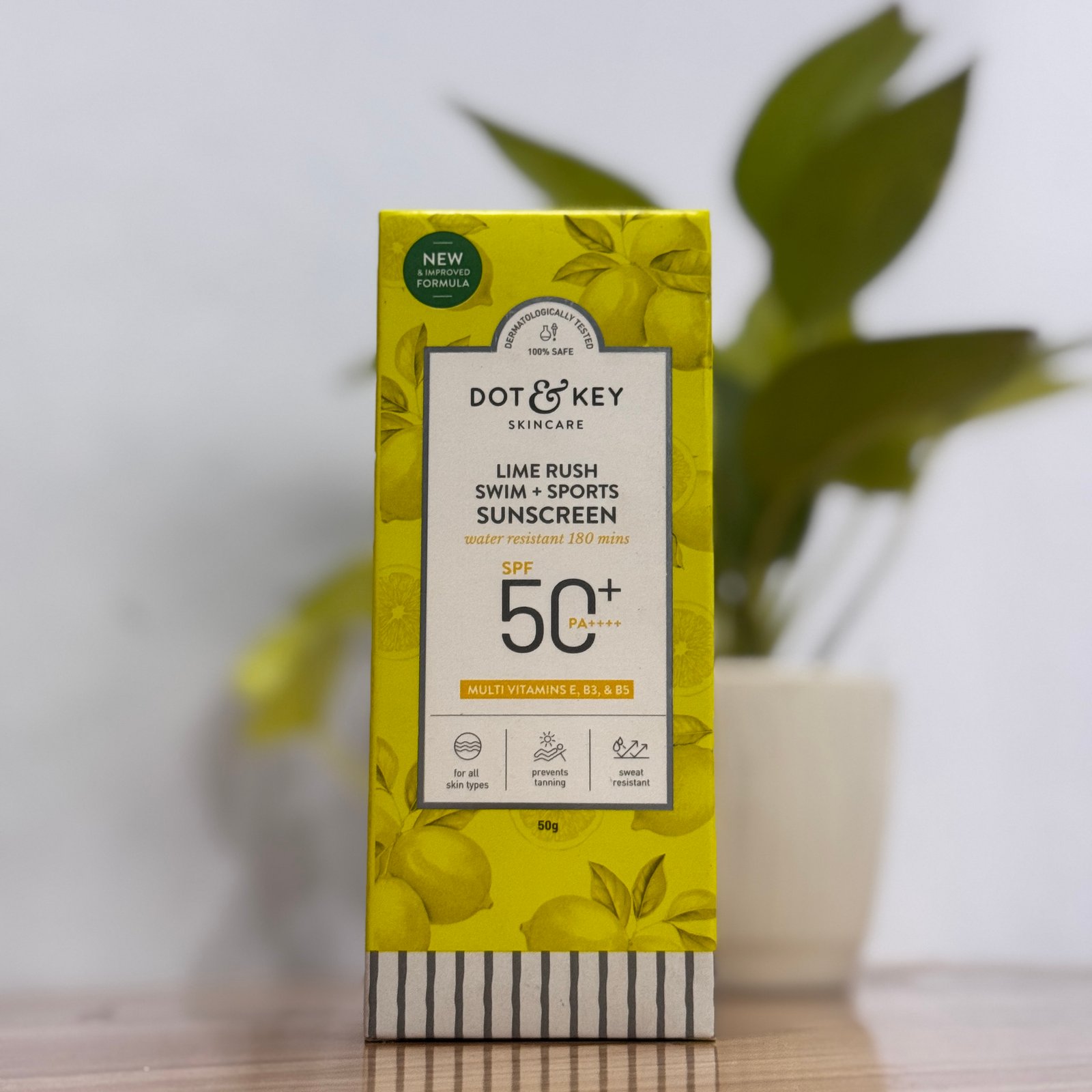 Dot & Key Lime Rush Swim + Sports Sunscreen SPF 50+ PA++++ – 50 g