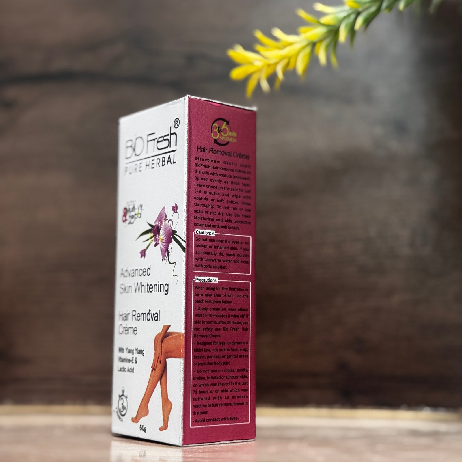 BIOFRESH Herbals Hair Removal Cream for Women – 60 g, Pack of 3 combo
