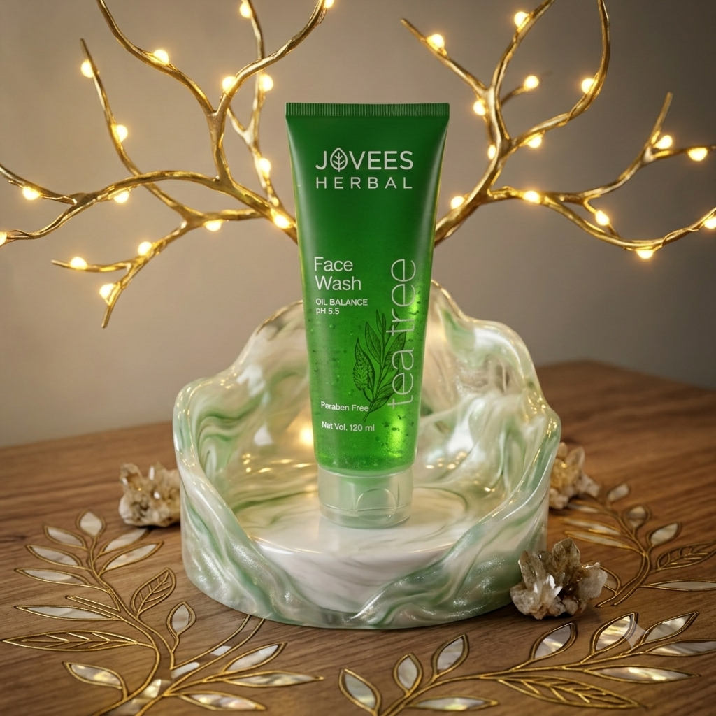 Jovees Herbal Tea Tree Oil Control Face Wash – 120 ml