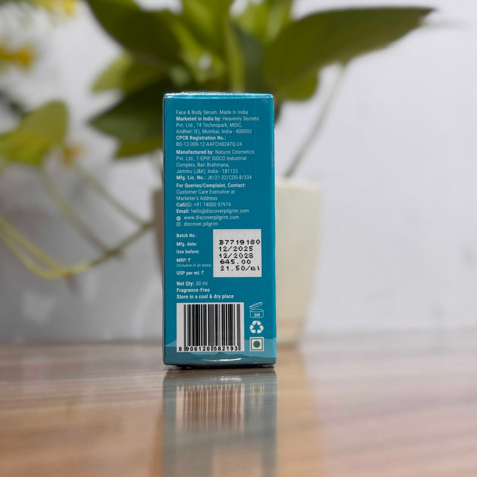 Pilgrim 25% AHA + 2% BHA + 5% PHA Peeling Solution – 30 ml