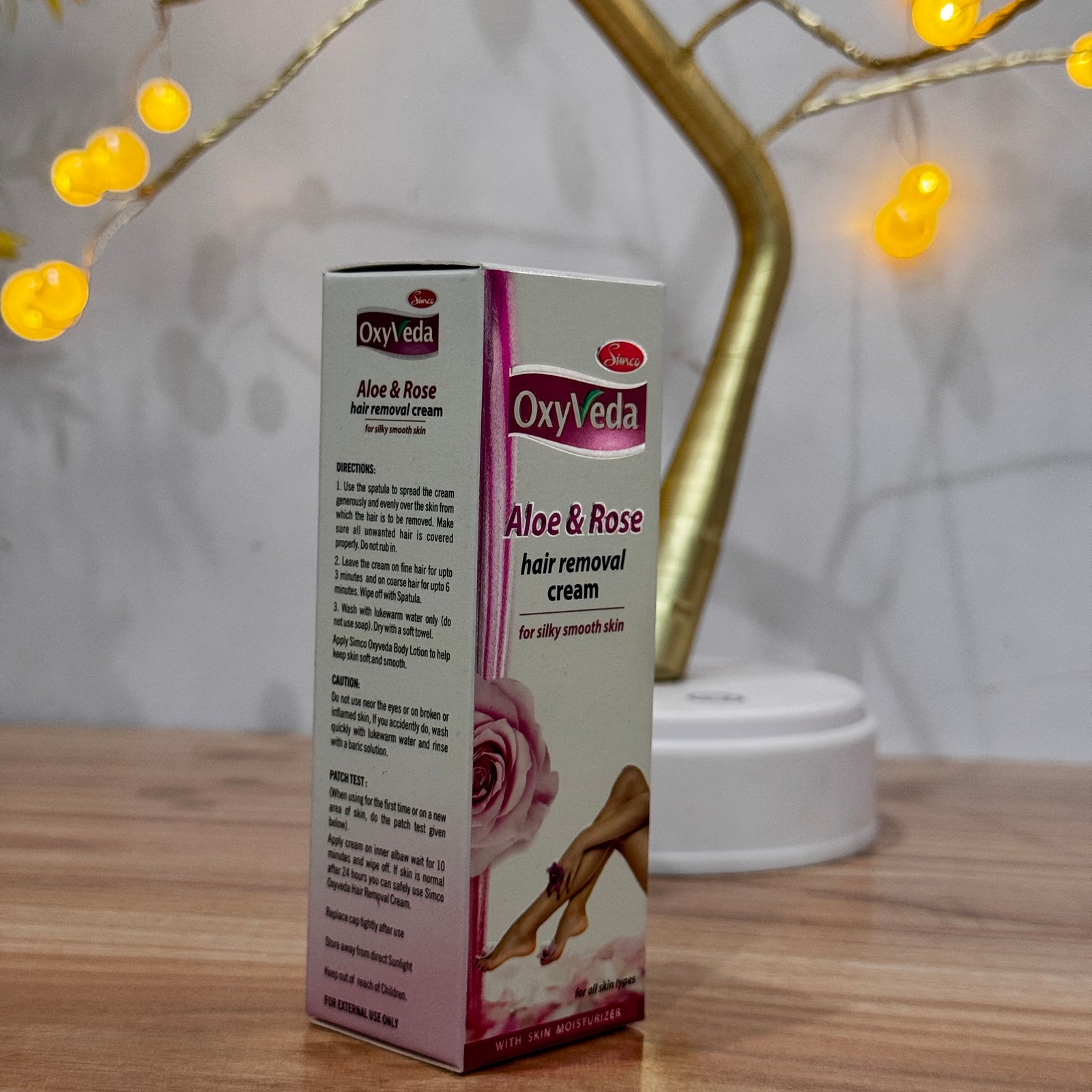 Simco Oxyveda Hair Removal Cream with Aloe & Rose – 25 g, Pack of 3 combo