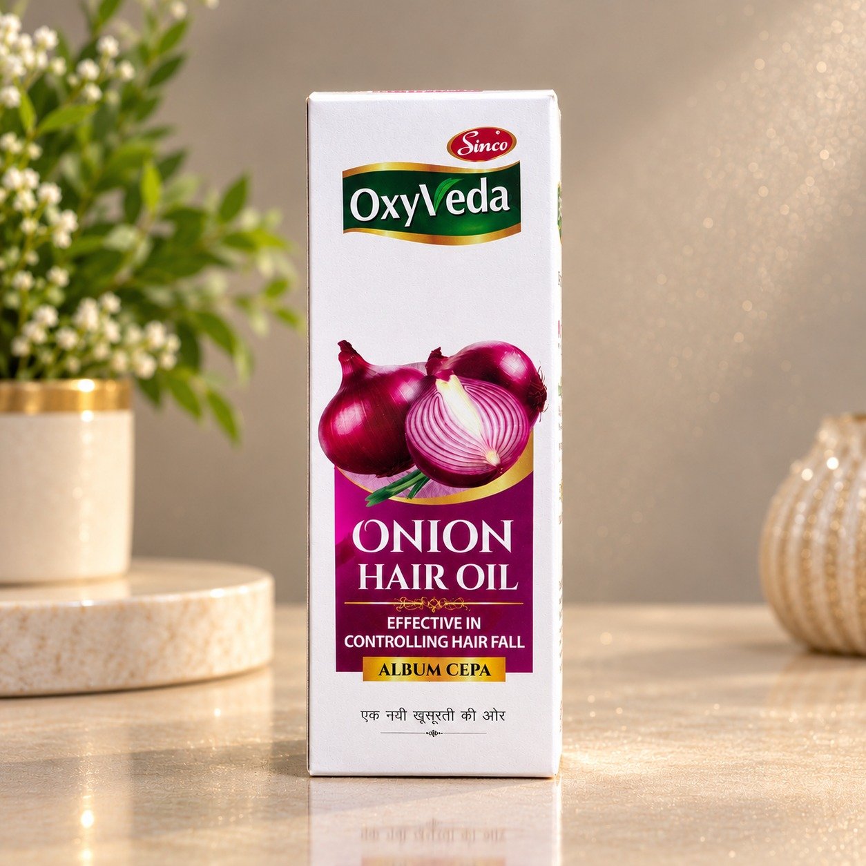 Hair Care Combo of 3 – Xgain 2-in-1 Volumizing Shampoo, Simco's OxyVeda Onion Hair Oil & WINYFRED Conditioner