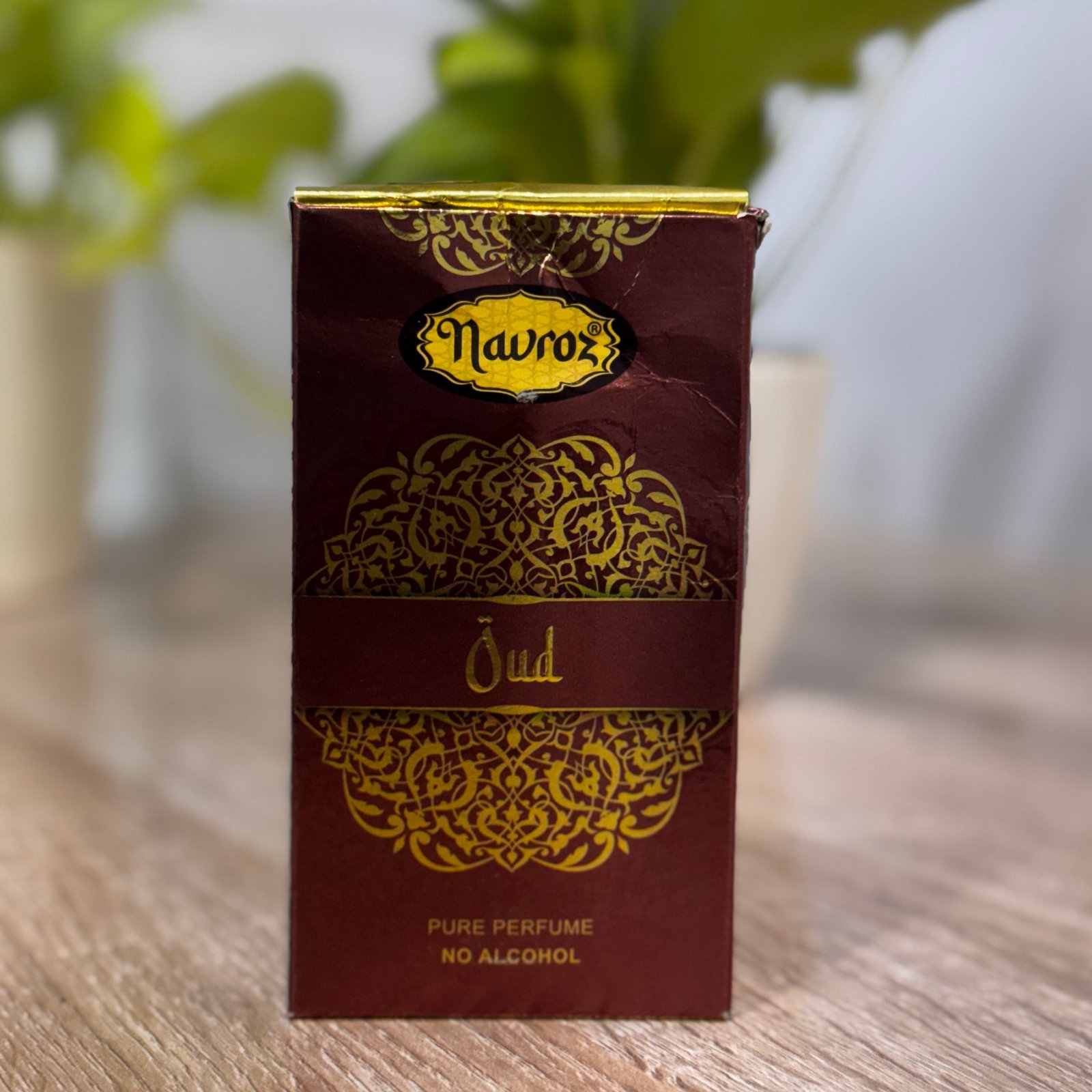 Navroz Pure Perfume Attar No Alcohol 2 x 8 ml Musk Rose & White Oud