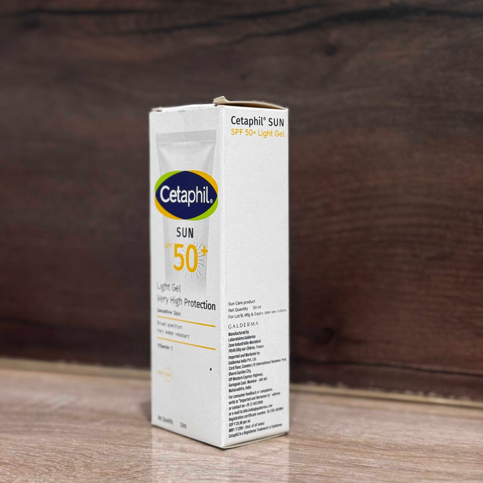 Cetaphil Sun SPF 50 Sunscreen Light Gel 50 ml – Very High Protection