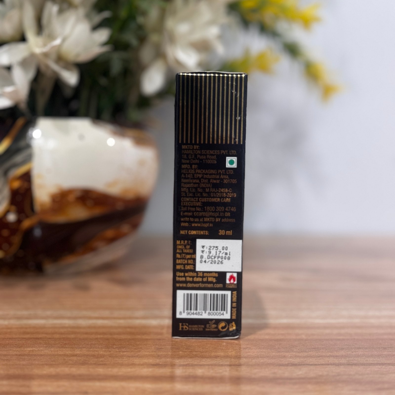 DENVER Chief Natural Spray Perfume |Premium & Long Lasting| Eau de Parfum - 30 ml (For Men)