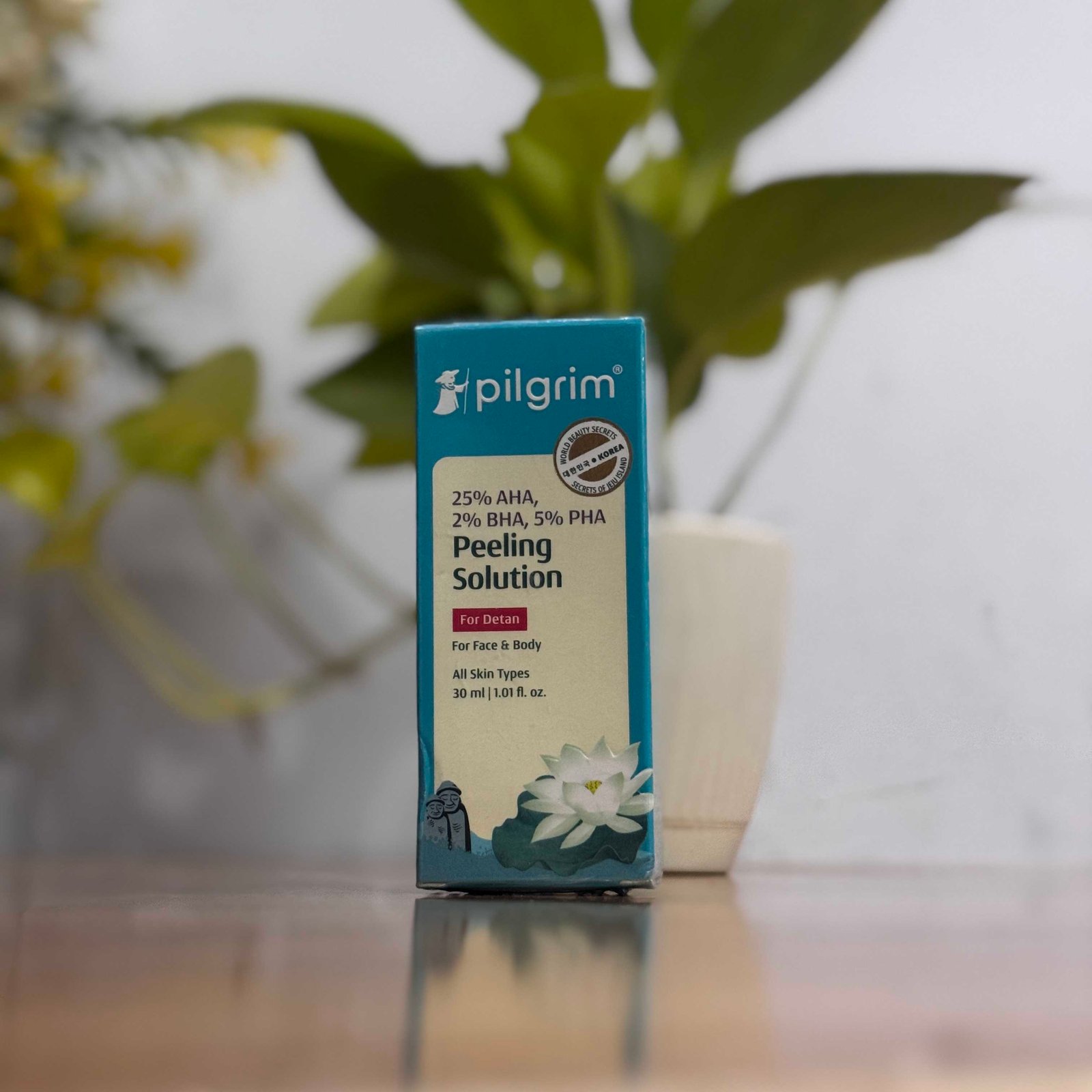 Pilgrim 25% AHA + 2% BHA + 5% PHA Peeling Solution – 30 ml